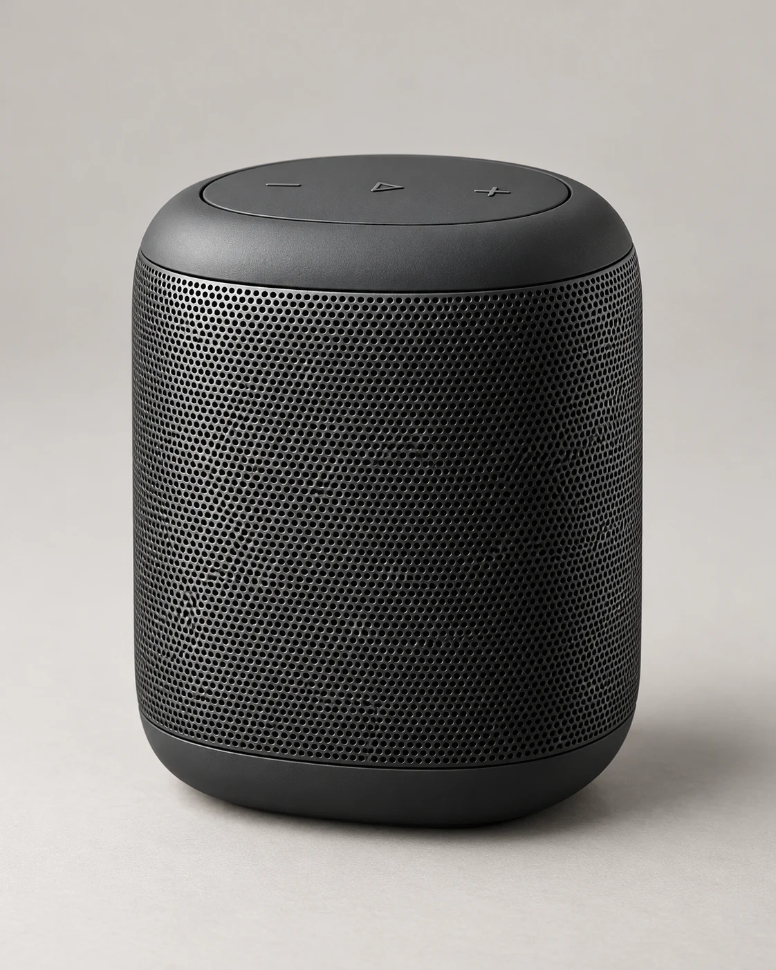 Matte charcoal wireless speaker