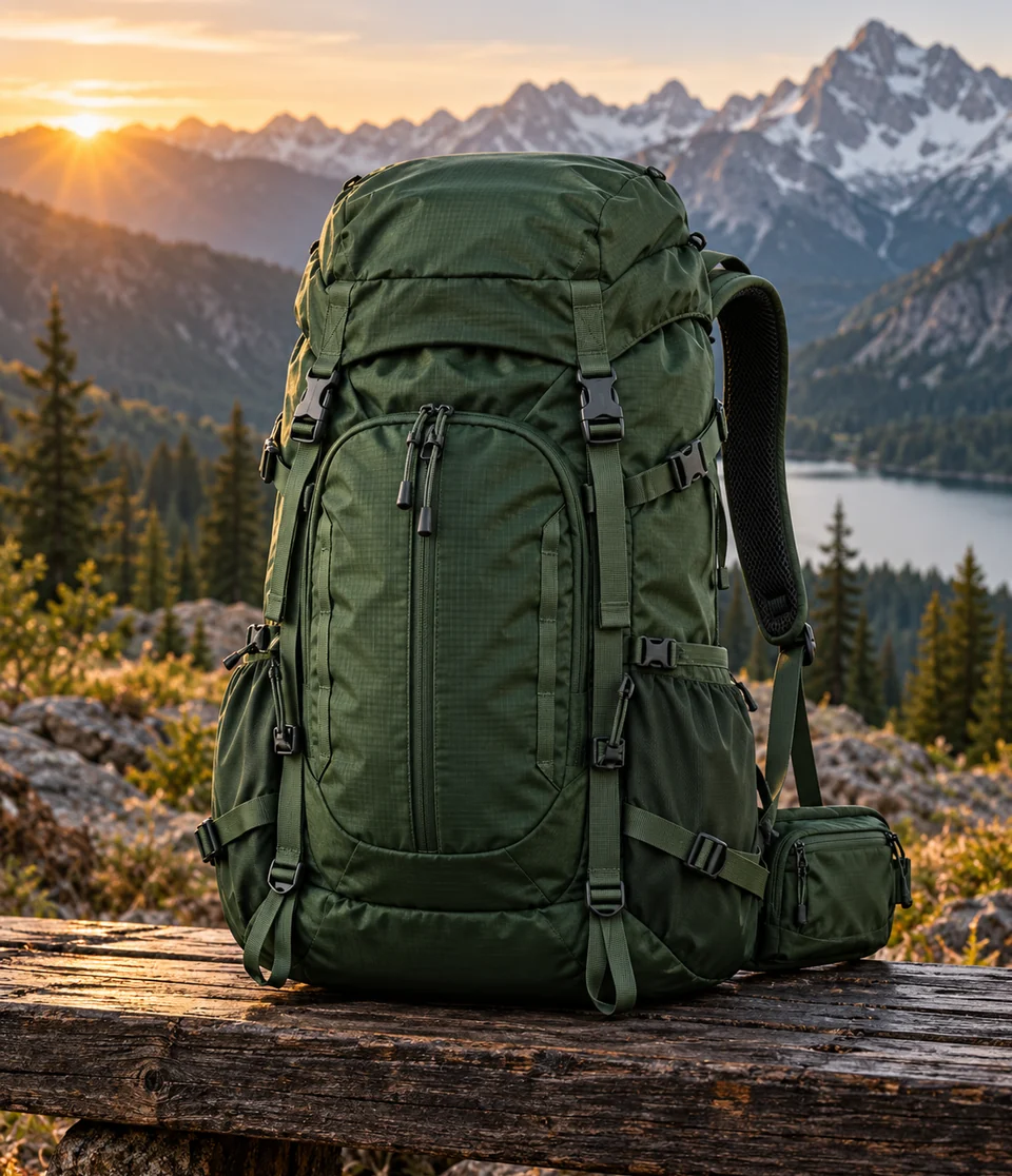 Technical trail backpack